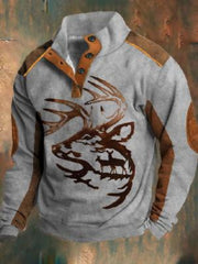 Half Zipper Sweater For Men Winter