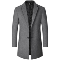 Men Casual Wool Coat