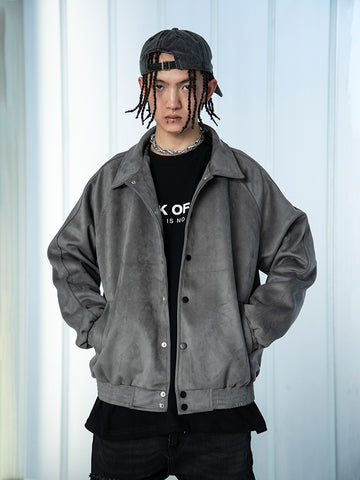 Men's Suede Loose Jacket
