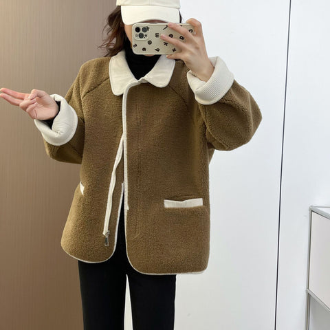 Lamb Wool Coat For Women