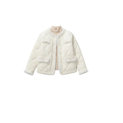Quilted Mink Jacket for Women's
