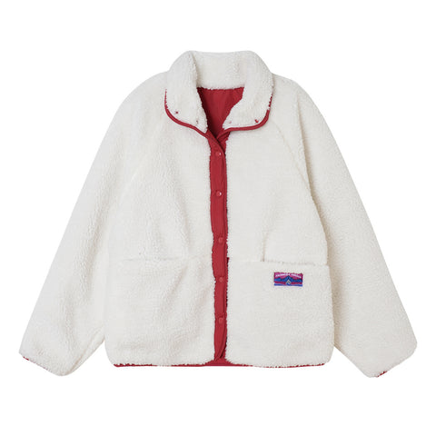 Thick Lamb Wool Coat For Women's